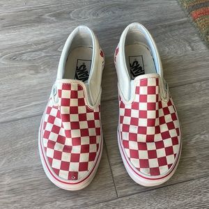 Red White Checker vans